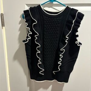 Christy Lynn Black Sweater Top